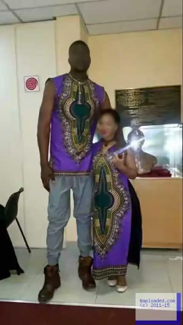 Photo: Checkout These Couple With Huge Height Difference